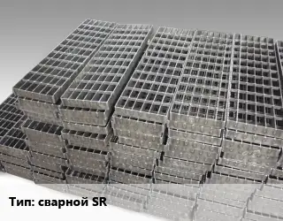 Решетчатый настил сварной SR Ячейка: 34х38 30х2